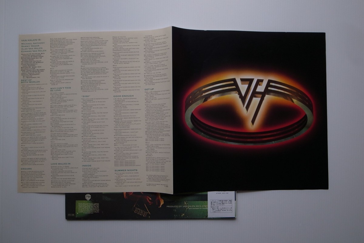 JAPAN Van Halen ‎– 5150 1986 NEAR MINT LP P-13285 | eBay