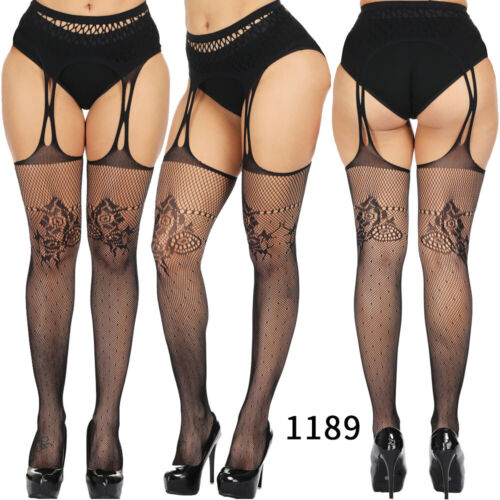 AU SELLER Thigh High Fishnet Stockings Pantyhose Suspender Garter Belt hos006 - Picture 43 of 44