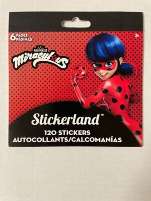 Miraculous STICKER BOOK (6 pages; 20 stickers per page) | eBay