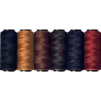 6 Rolls Sewing Threads Using for Hand Sewing Hair Extensions Making Wigs DIY ...