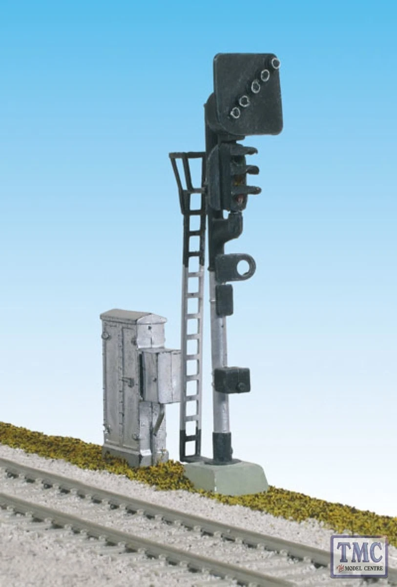 5094 Modelscene OO Gauge Colour Light Signals x2 Switch Boxes x2 Plastic Kit
