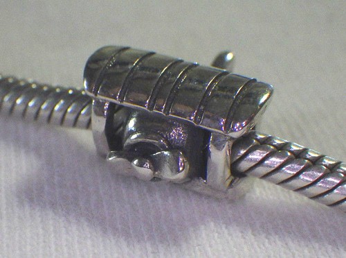 UNBRANDED 925 ANTIQUE STERLING SILVER BIPLANE STUNTS~WING WALKING EUROPEAN CHARM - Picture 1 of 5