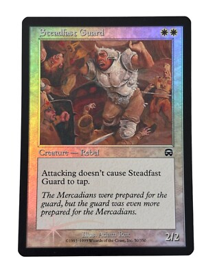 Steadfast Guard Mercadian Masques FOIL MAGIC the Gathering MTG CARD Vintage  | eBay