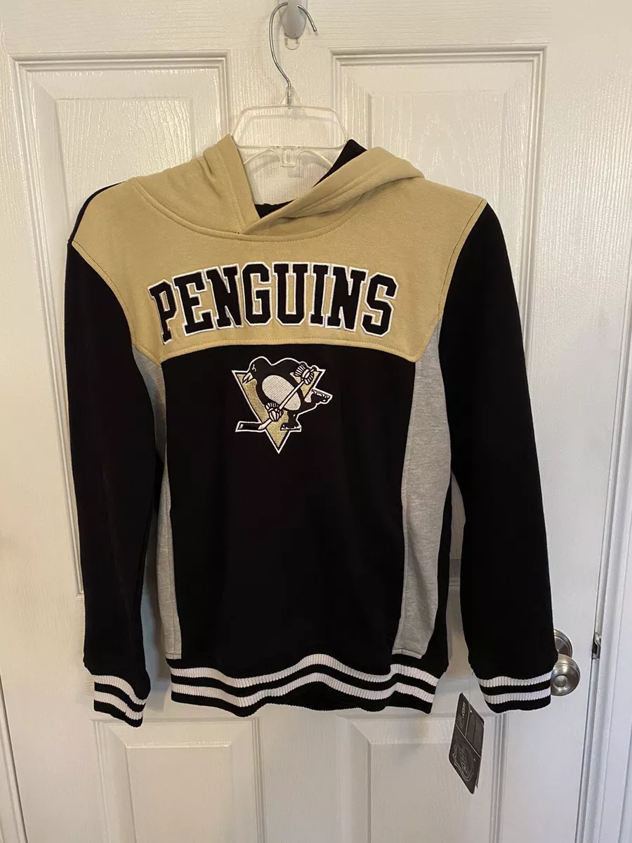 NWT Pittsburgh Penguins Hoodie Sweatshirt Reebok Face Off Sz Medium 10/12  Kids | eBay