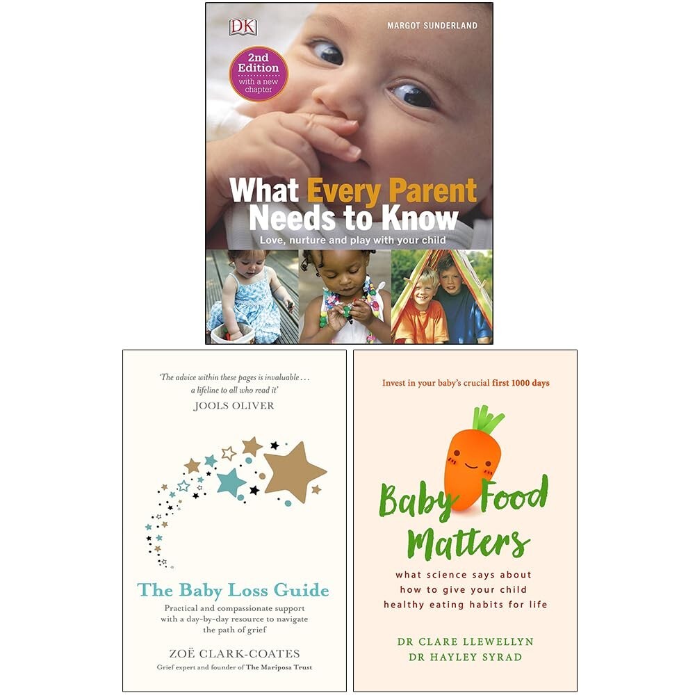 Margot Sunderland, Zoë Clark-Coates, Dr Clare Llewellyn Unisex What Every Parent Needs To Know, Baby Loss Guide, Baby Food Matters 3 Books Set - Image 4