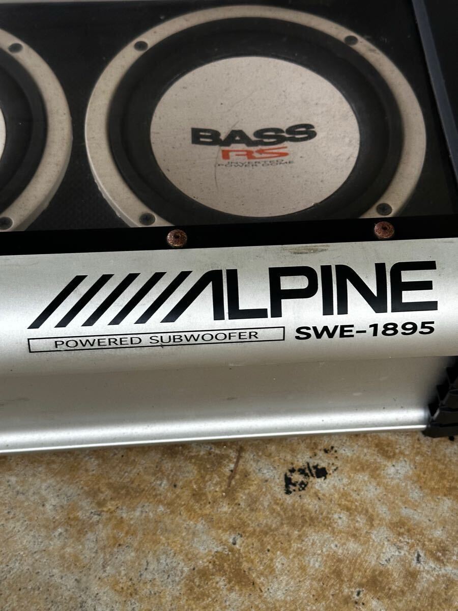 ALPINE POWERED SUBWOOFER SWE-1895 ➀