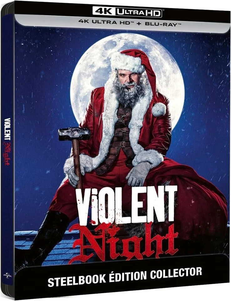 Violent Night 4K Ultra HD Blu-Ray Édition limitée collector boîtier SteelBook - Photo 1/1