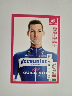 PANINI 2019 TOUR OF ITALY FIGURE 102° DECEUNINCK-QUICK-STEP SABATINI n 173