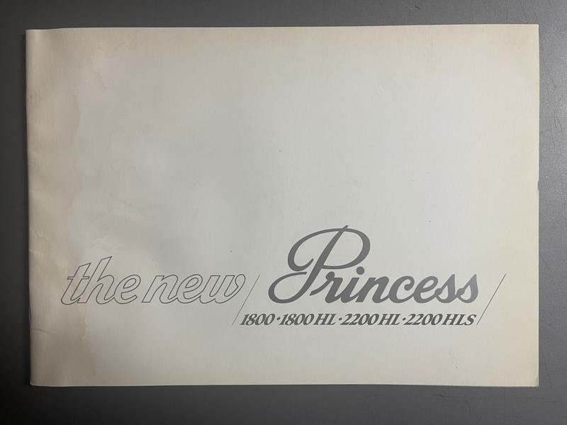 1967 Austin Morris Princess Sedan Brochure English - RARE!! Awesome L@@K