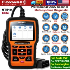 FOXWELL NT510 Elite for VW Bidirectional OBD2 Scanner All Systems Car Diagnostic