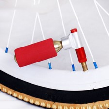 Portable CO2 Bicycle Cartridge Tire Pump Bike Threaded Cycling Tyre Inflator New