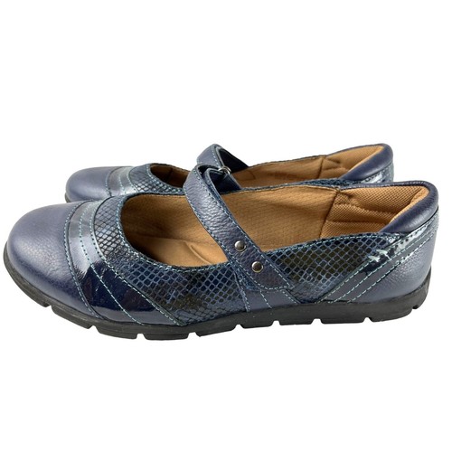 Comfortiva Corwin Navy Blue Mary Jane Shoes Women's Size 9M - 第 4/8 張圖片