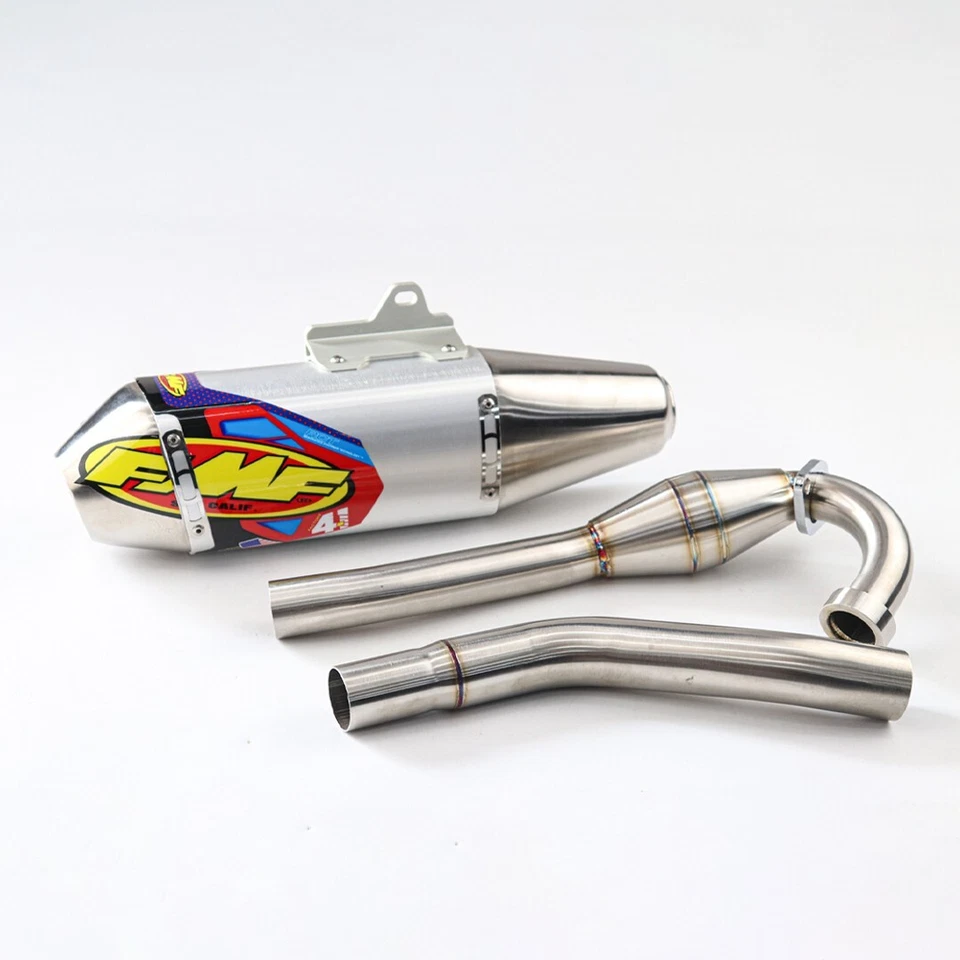 RACE FULL EXHAUST SYSTEM RACING PIPE KIT STAINLESS STEEL KAWASAKI KLX 300R 20-24 Foto 2 de 4