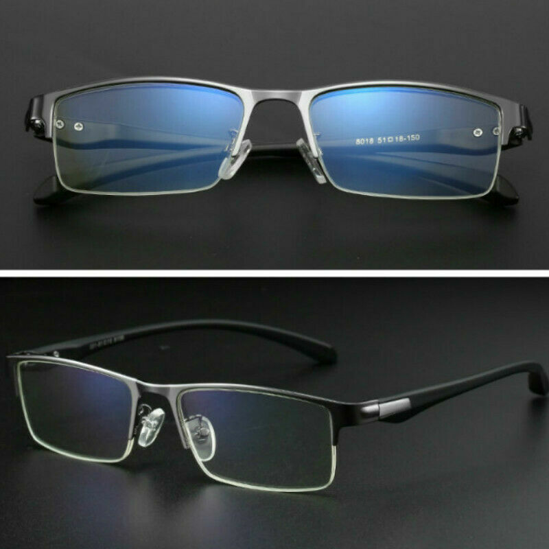 Occhiali Progressivi Occhiali Mezzo Telaio Miopia Lenti Da