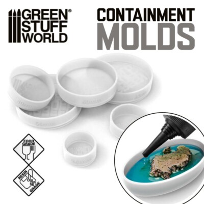 Green Stuff World: Containment Molds - UV Resin Silicone Molds for ...