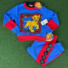 Vintage 1994 Disney The Lion King Simba Sweat Set NWT 2 Pc USA JCPenney Size 4T