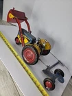 Large Marx Tin Litho Tractor Set