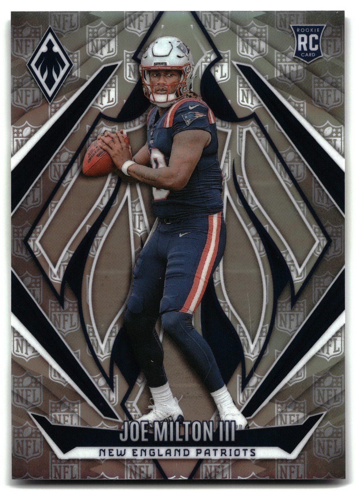 2024 Panini Phoenix #205 Joe Milton III NFL Shield #/150 RC SP