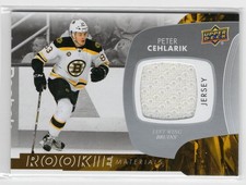 *ROOKIE/JERSEY*Peter Cehlarik (Boston Bruins)2017-18 Upper Deck Materials #RM-PC