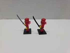 LEGO Red Ninja minifigure 3051 3053 3052 3074 3050 mini figure