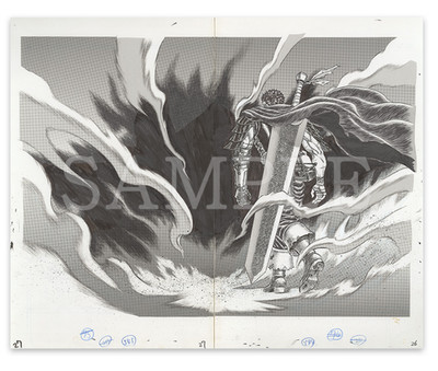 Berserk Exhibition Original Pictures (Drawings) Kentaro Miura TYPE G