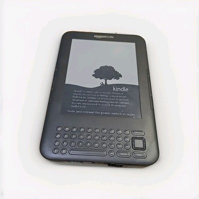 Amazon Kindle Keyboard 3rd Gen D00901 WiFi , Black, | eBay