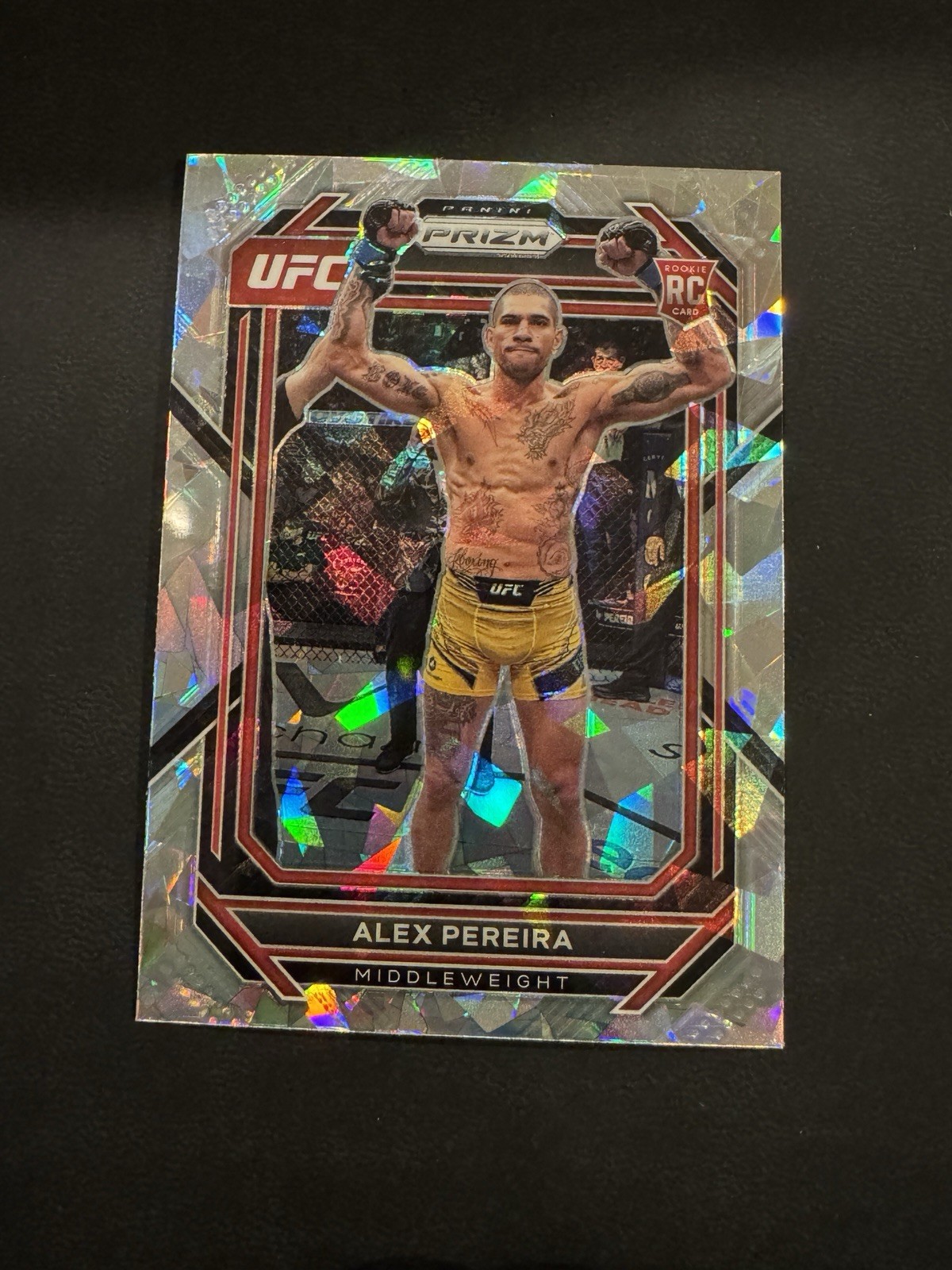 2023 Panini Prizm UFC - ALEX PEREIRA Ice Prizm #111 RC