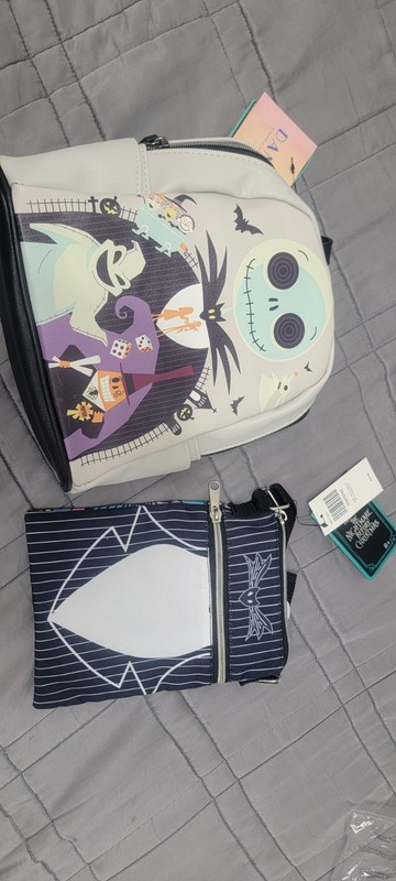 Disney Nightmare Before Christmas Dani Nicole Backpack & Dual Crossbody Bag
