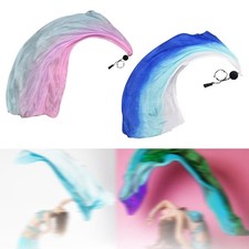 Belly Dance Ball Poi Streamer Set Elegant Convenient Performance Dancing Scarf