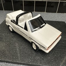 Vintage 1980s VW Golf MK1 Cabriolet Ceramic Money Box, Volkswagen Automobilia