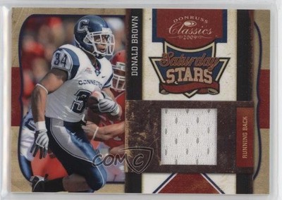 2009 Donruss Classics Saturday Stars Jerseys 10/150 Donald Brown Rookie RC 1e27