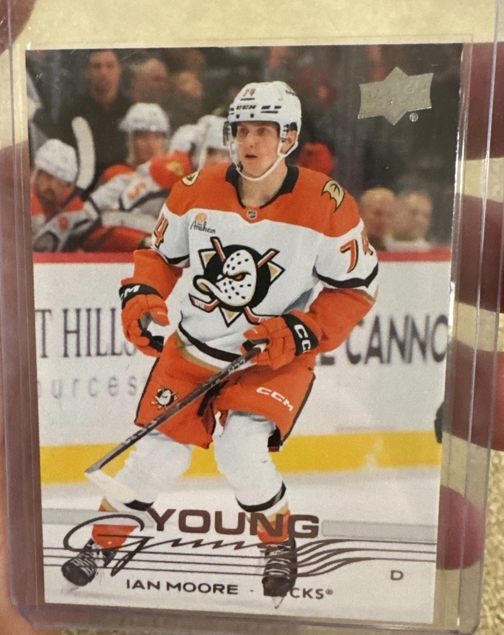2025-26 Upper Deck Young Guns Ian Moore RC Rookie #232 Ducks