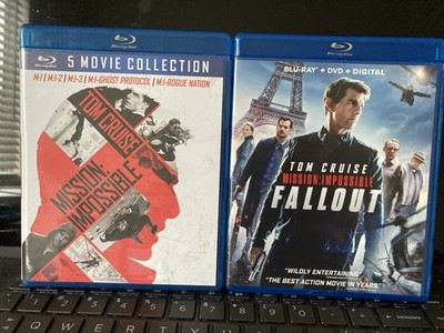 Mission: Impossible: 1, 2, 3, 4, 5 , 6 , 7 Dead Reckoning 1, Blu-ray 7 Movies