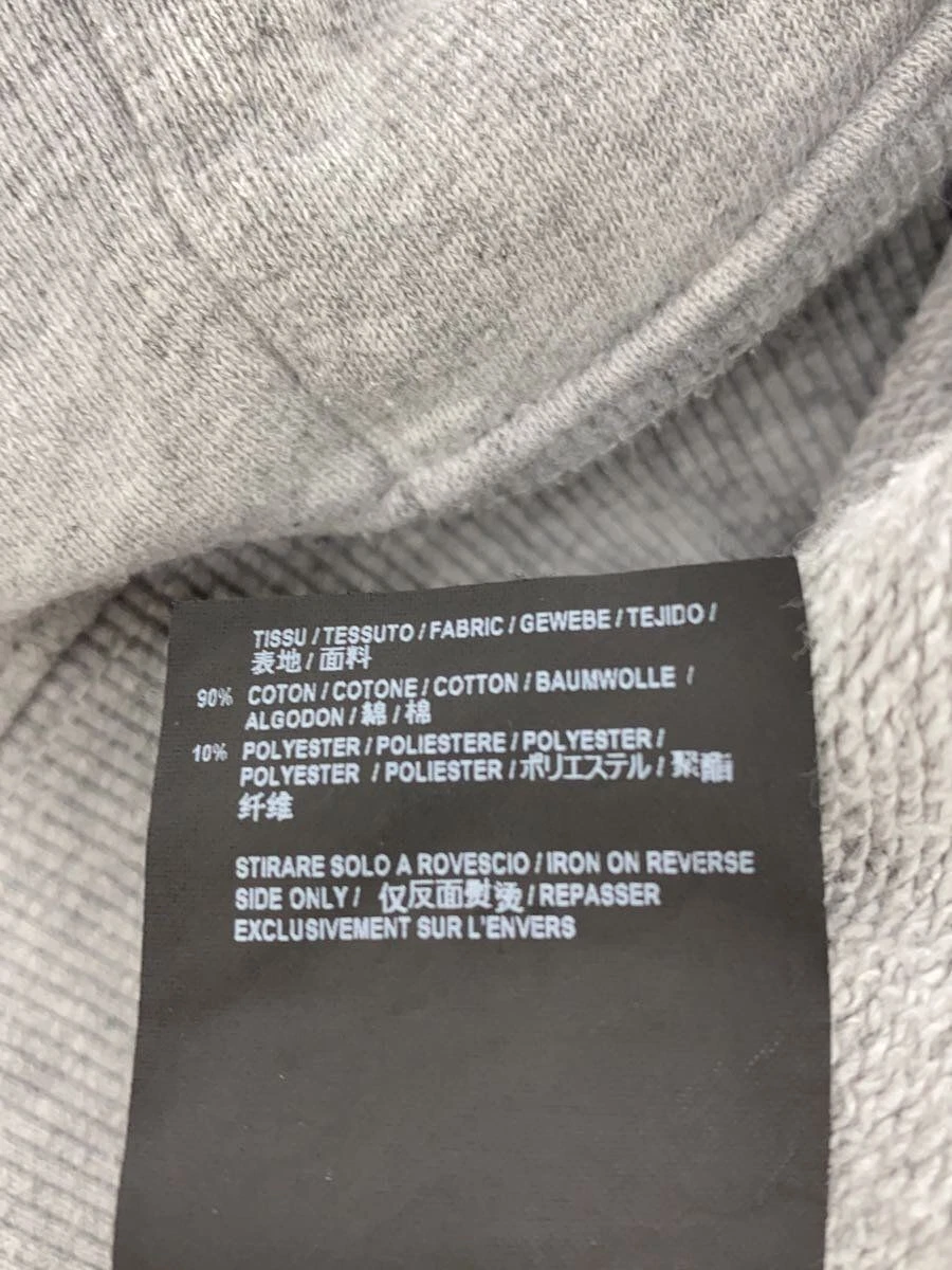 SAINT LAURENT (YSL) Felpa con cappuccio Saint Laurent L cotone grigio tinta unita TT09 464581 YB2OD usata