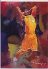 Kobe Bryant #68 Art Card Limited 12/50 Edward Vela Signed (Los Angeles Lakers)