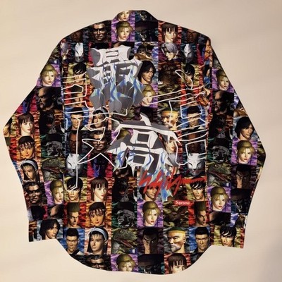 Supreme Yohji Yamamoto Men's TEKKEN Button Up Shirt Multicolor