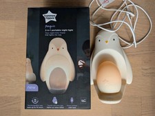 Timmee Toppee Pinguin 2-in-1 Nachtlicht Stillen mit AkkuDimmbar Touch tragbar