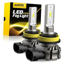 LED Fog Light Bulbs or DRL, 6000 Lumens, 6500K Cool White Light