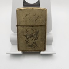 Zippo Lighter - Charles de Gaulle - Moveable. Made In The USA