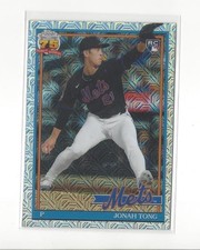 2026 Topps '91 Topps Silver Pack Chrome #91C34 Jonah Tong RC Rookie Mets