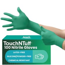 Ansell TouchNTuff 92-600 Nitrile Disposable Gloves Food Grade Approved High