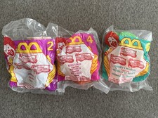 DISNEY JUNGLE BOOK MCDONALD'S 1997 SEALED HAPPY MEAL TOY SET OF 3 FREE SHIPPING