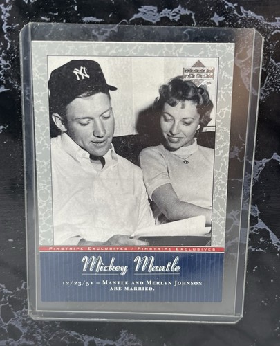 Mickey Mantle Signed Photo Plaque & 1961 NY Yankees World Champions Man Cave Set - Picture 13 of 24