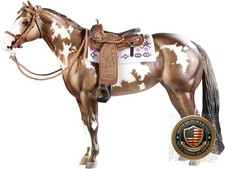 1:9 Scale Western Pleasure Saddle Miniature Horse Tack Model 6.5 x 7.875