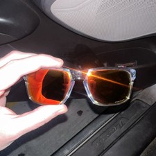 Oakley Custom Holbrook Clear Frame Ruby Lense