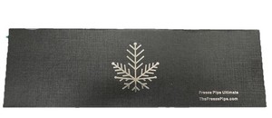 Freeze Pipe DNA Glass Pipe with Cooling Coil, Case, Clear and Black Colors