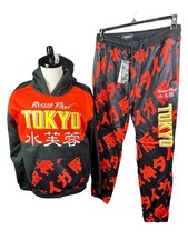 NEW - REASON Brand Graphic Hoodie  Jogger Set Men  s Size Large