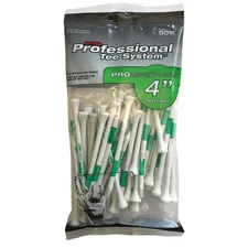Pride Golf Pro Length Max 50 Count 4" Tees - White