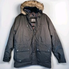 Regatta Great Outdoors Black Parka Hooded Jacket Mens Sze UK Large Coat Fur Hood