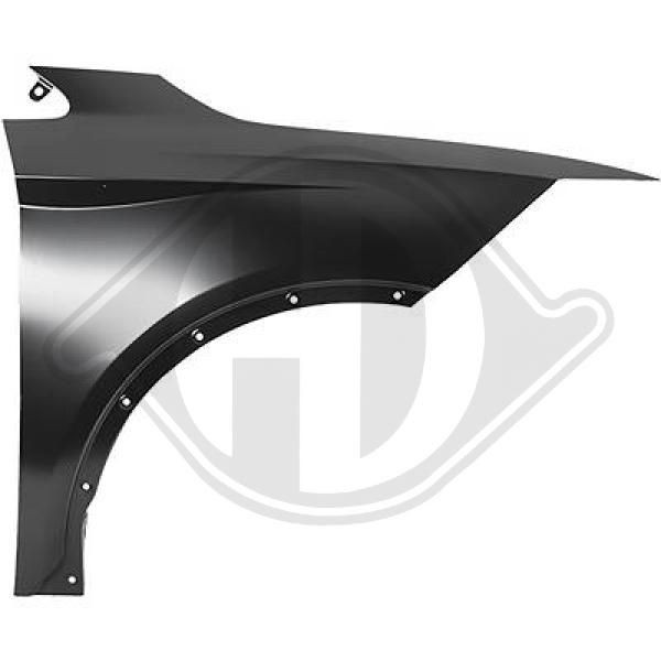 KotflÜGel Vorne Rechts Diederichs 7455006 FÜR Seat-image